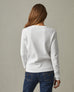 Women's Waffle Henley - White